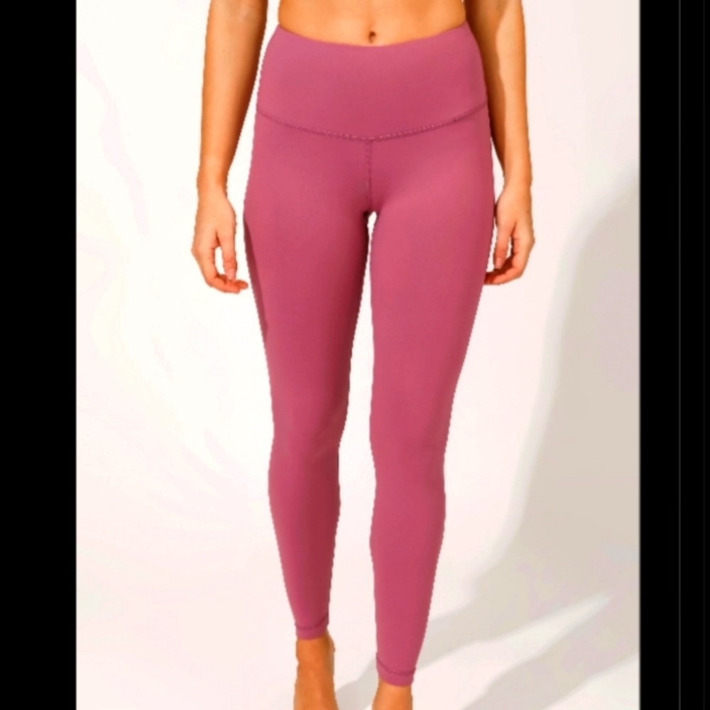 Mauve Figberry 90 Degrees Workout Leggings